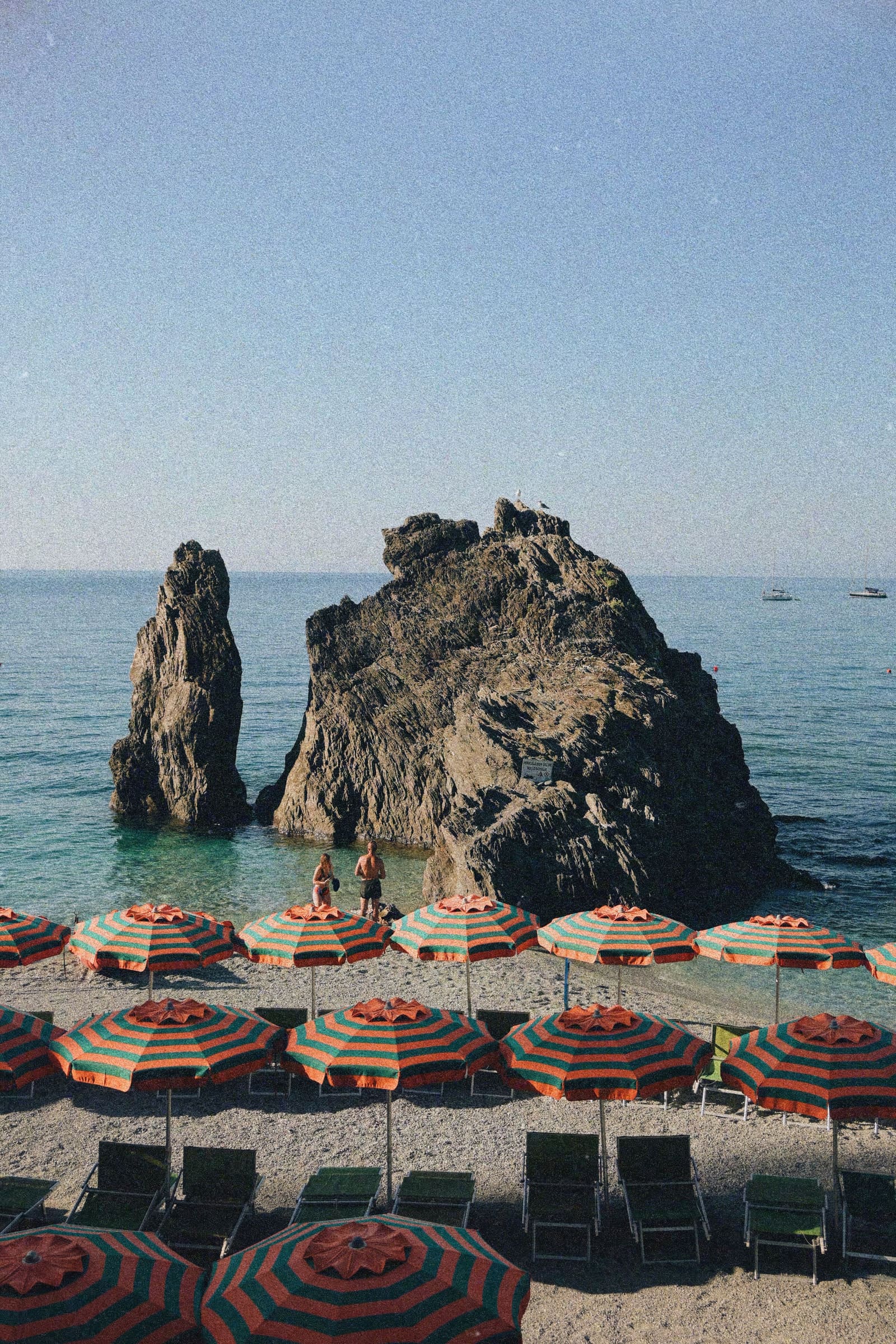 A pebble beach near Primošten